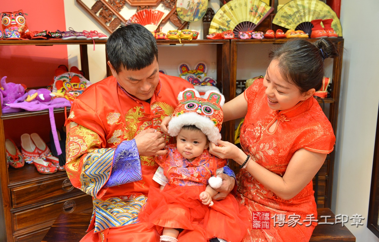 新竹市香山區翁寶寶古禮抓周祝福活動。2020.01.11 照片7