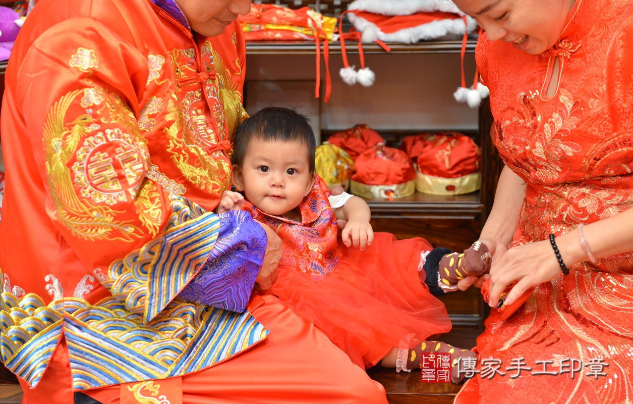 新竹市香山區翁寶寶古禮抓周祝福活動。2020.01.11 照片9