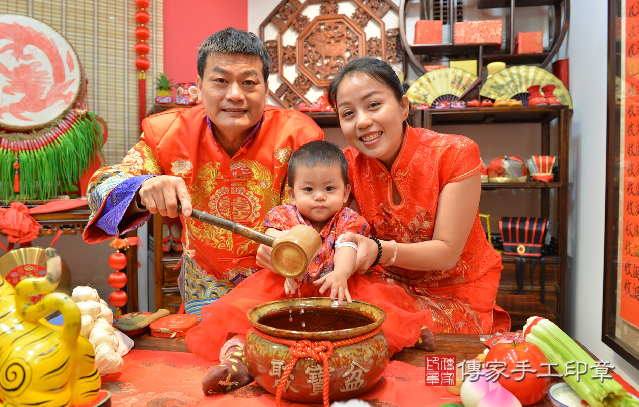 新竹市香山區翁寶寶古禮抓周祝福活動。2020.01.11 照片14