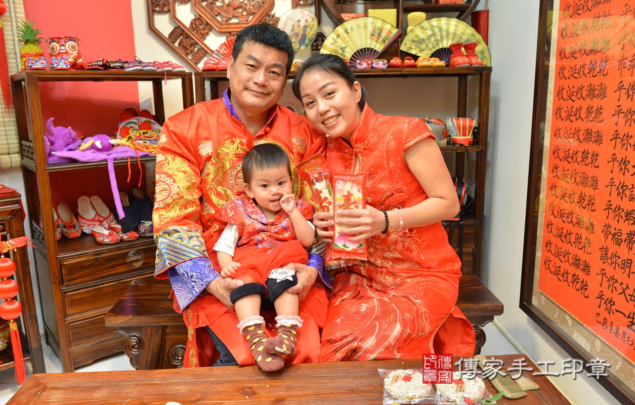 新竹市香山區翁寶寶古禮抓周祝福活動。2020.01.11 照片28