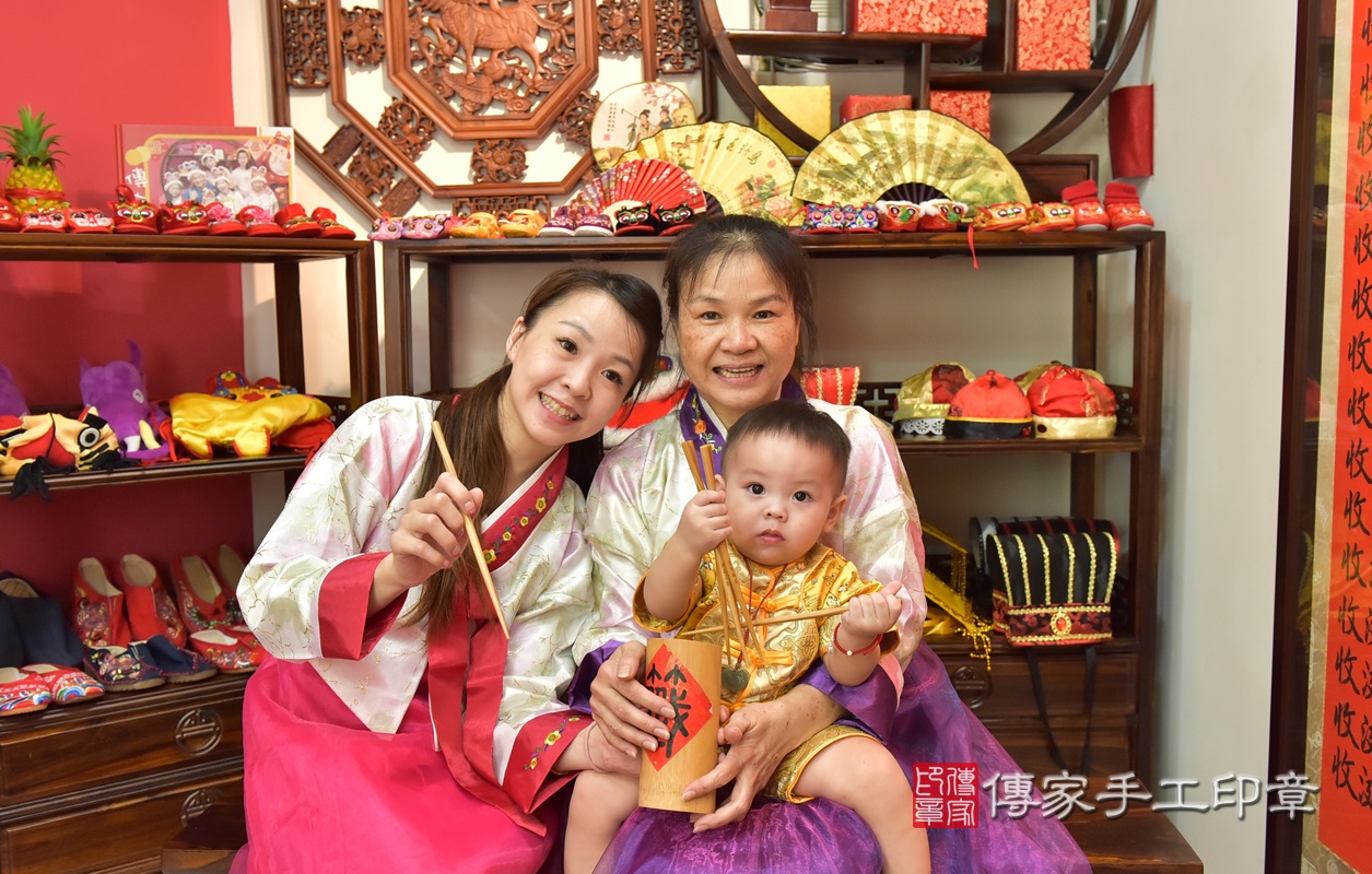 新竹市香山區李寶寶古禮抓周祝福活動。2020.07.10 照片26