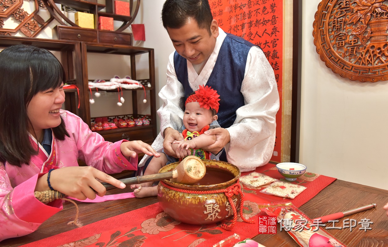 新竹市香山區周寶寶古禮收涎祝福活動。2020.10.14 照片5