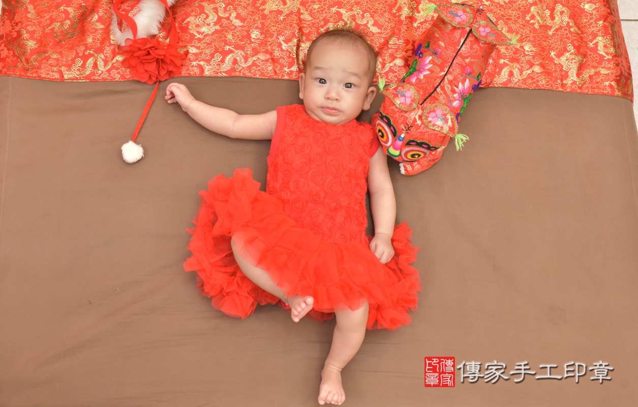 台中市北區高寶寶古禮收涎祝福活動。四個月收涎活動和儀式，一切圓滿。照片4