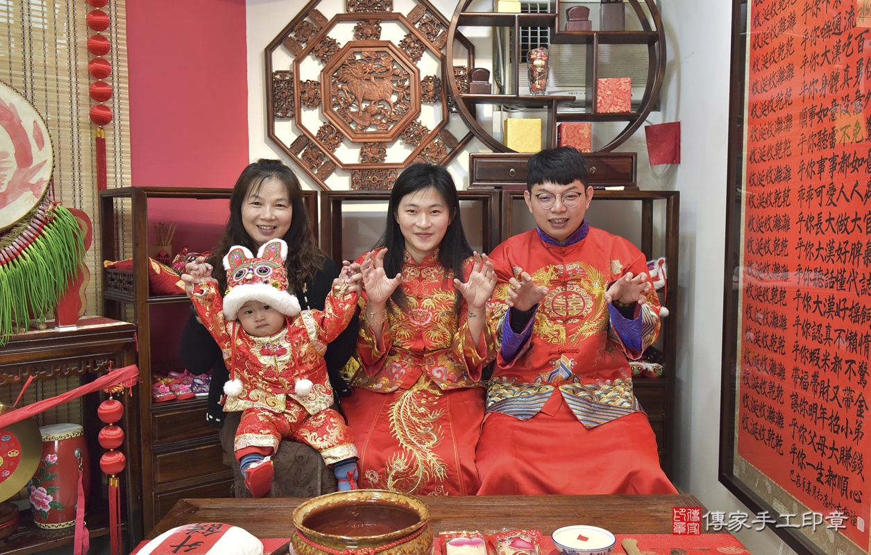 新竹市香山區何寶寶古禮抓周祝福活動。2020.12.04 照片13
