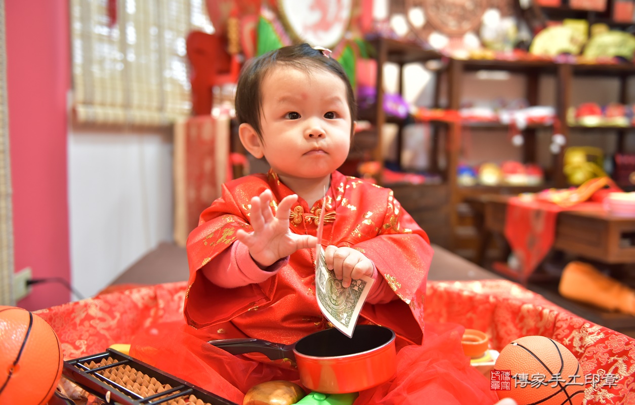 新竹市香山區鍾寶寶古禮抓周祝福活動。2020.01.02 照片1