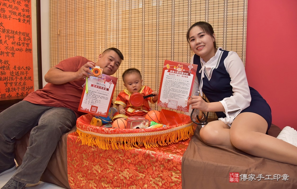 新竹市香山區曾寶寶古禮抓周祝福活動。2019.08.17 照片3