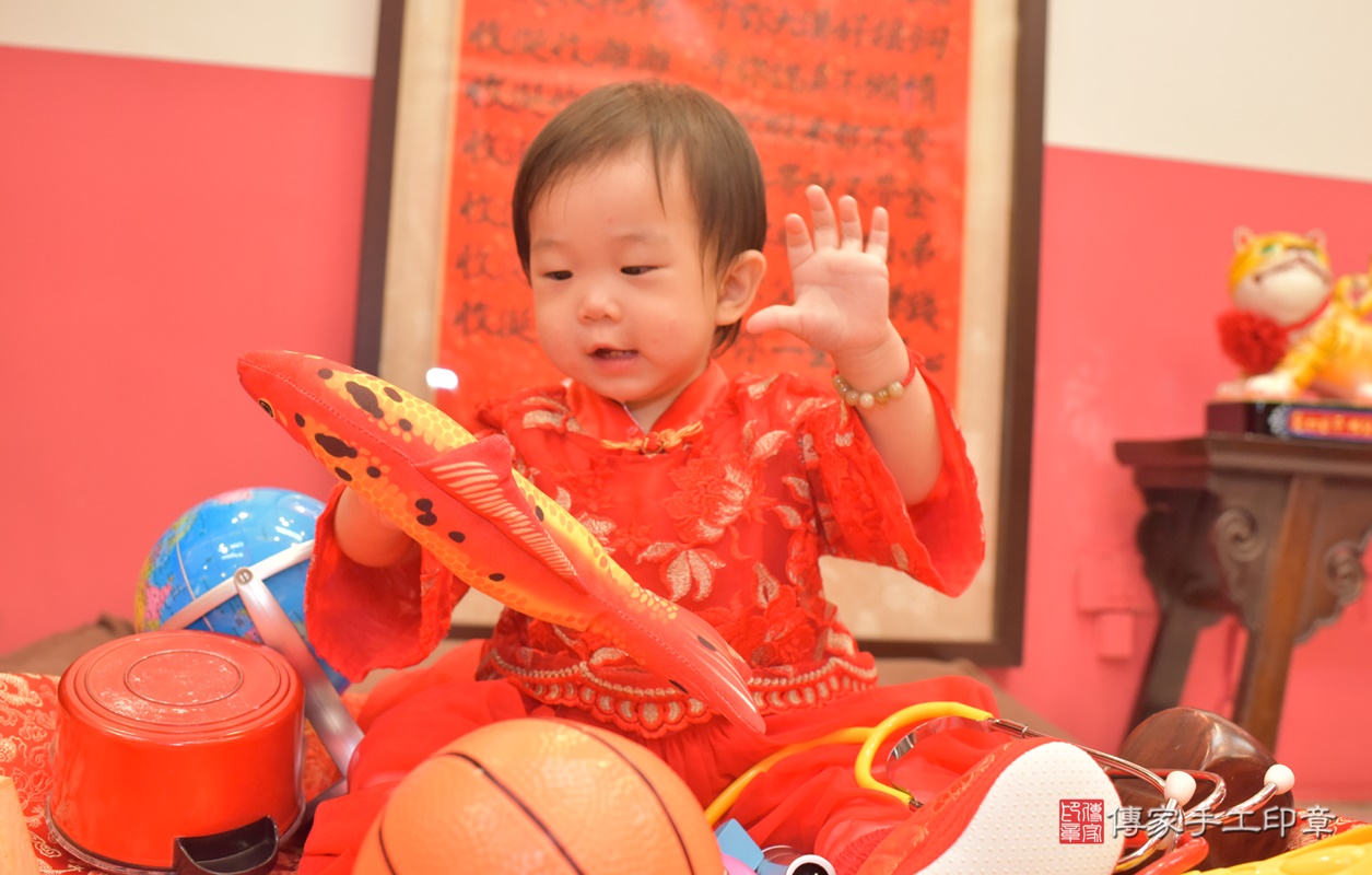 台中市北區黃寶寶古禮抓周祝福活動。2020.12.17 照片6