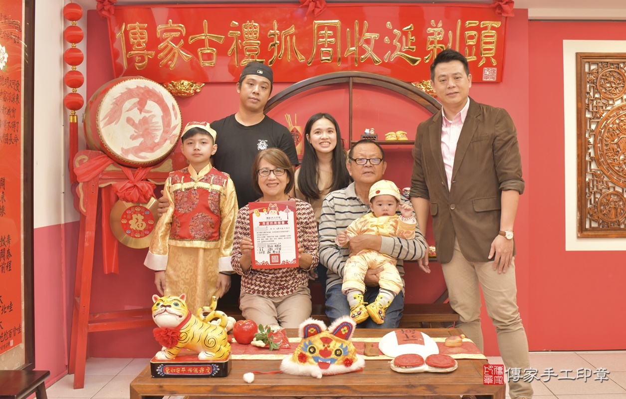台中市北區羅寶寶古禮抓周祝福活動。2020.12.13 照片2