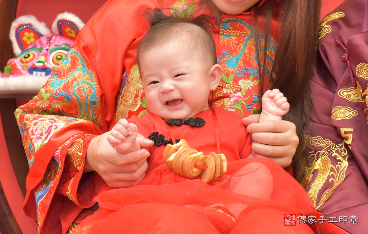 台中市北區郭寶寶古禮收涎祝福活動。2020.12.23 照片25