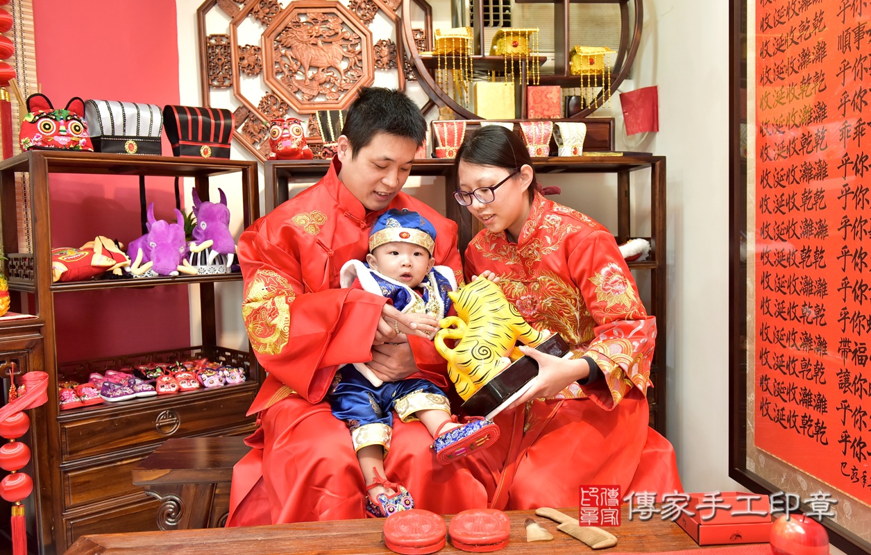 新竹市香山區陳寶寶古禮抓周祝福活動。2021.01.16 照片11