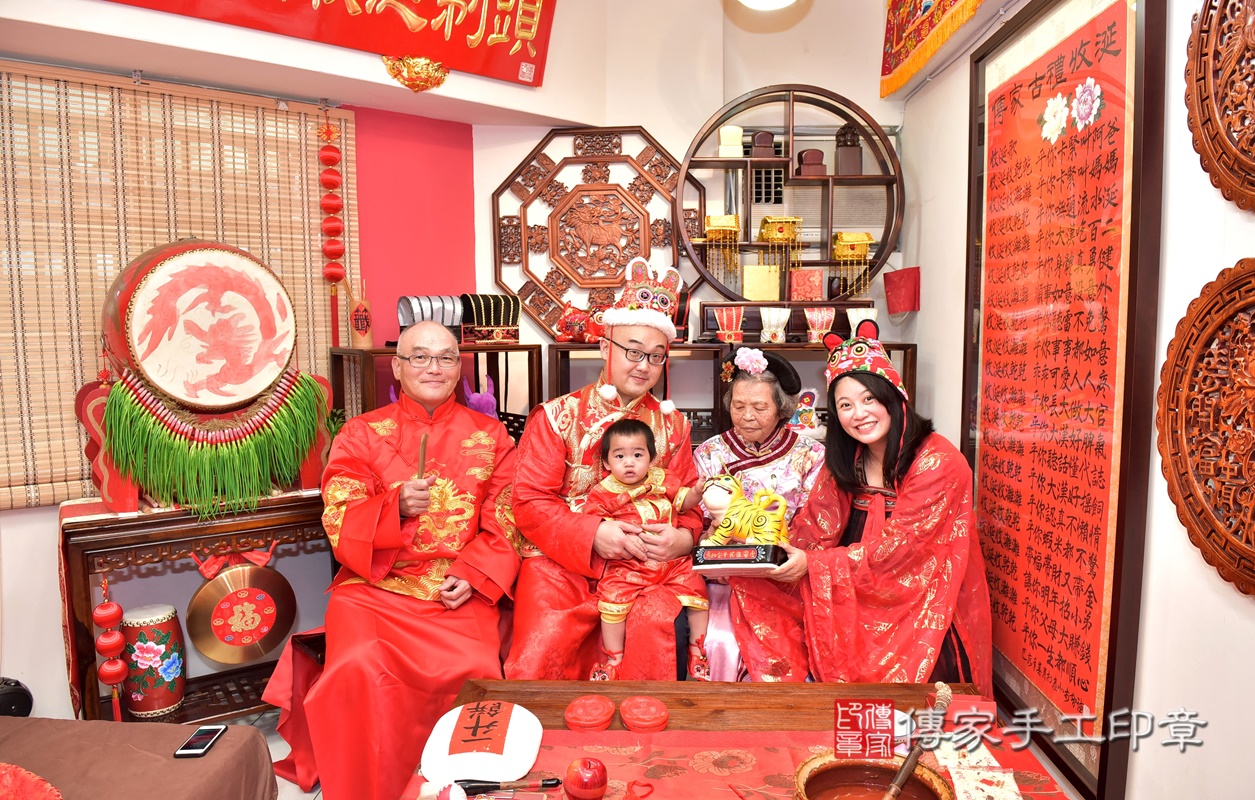 新竹市香山區陳寶寶古禮抓周祝福活動。2021.01.23 照片11