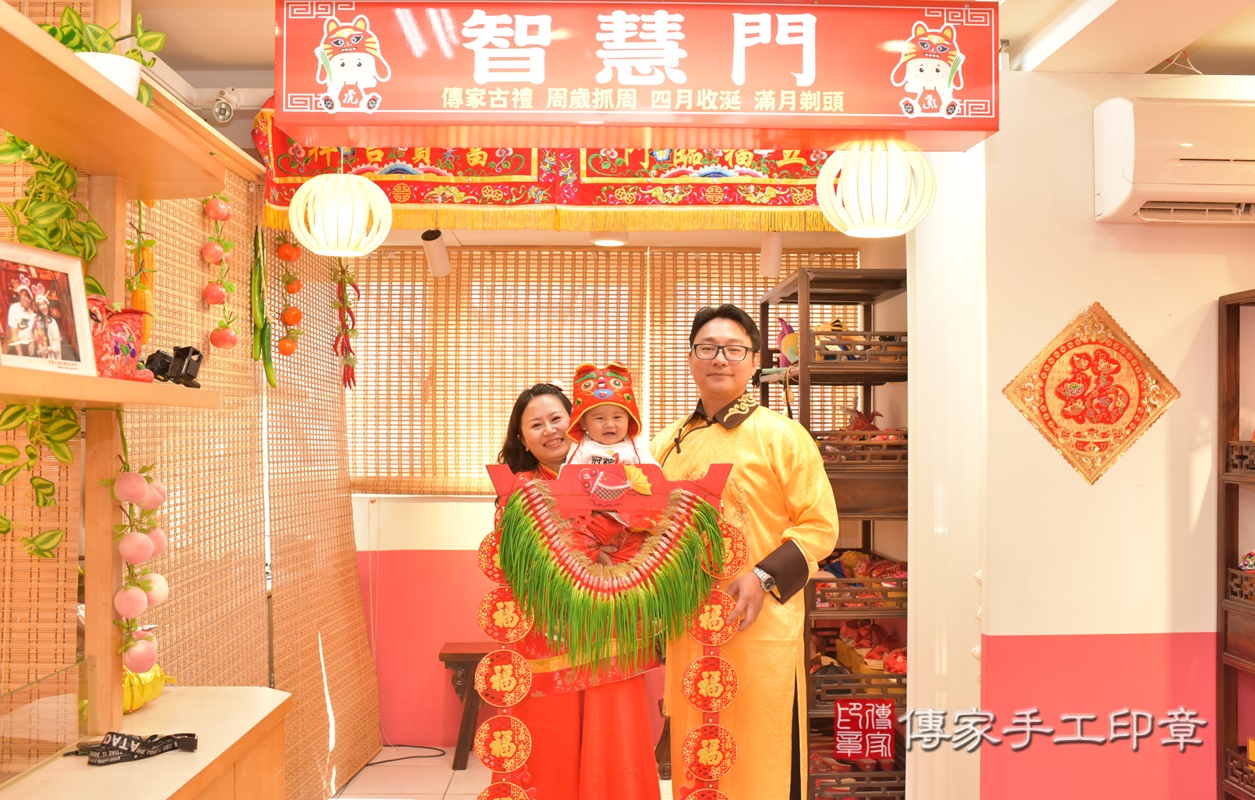 台中市北區吳寶寶古禮抓周祝福活動。2021.02.28 照片26