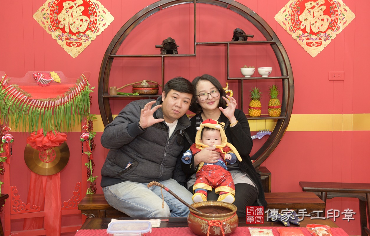 桃園市八德區甘寶寶古禮收涎祝福活動。2020.12.21 照片11