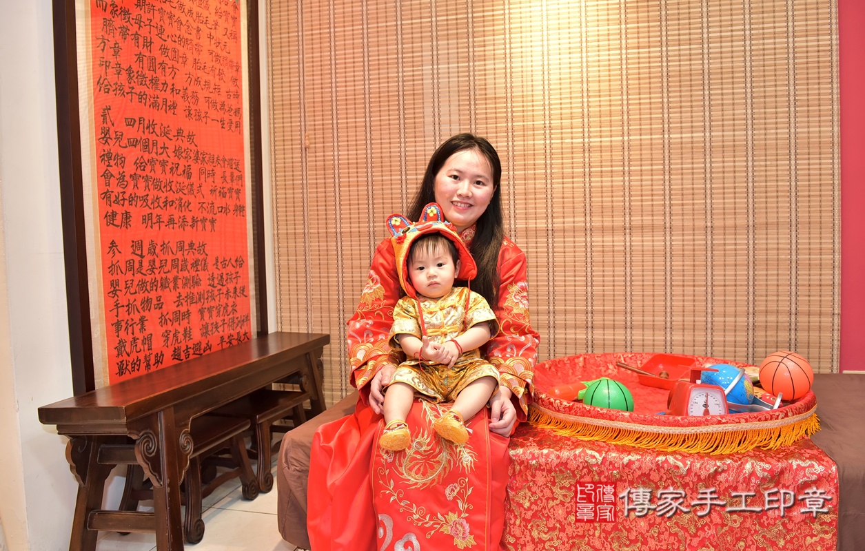 新竹市香山區邱寶寶古禮抓周祝福活動。2021.02.27 照片42