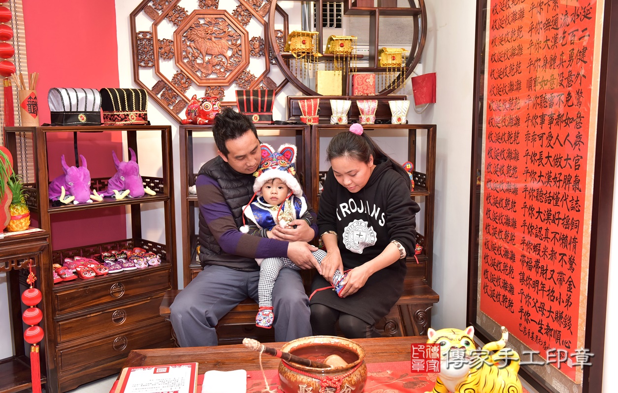 新竹市香山區黃寶寶古禮抓周祝福活動。2021.02.26 照片6