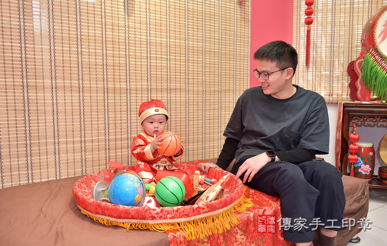 新竹市香山區鄭寶寶古禮抓周祝福活動。2021.02.22 照片21