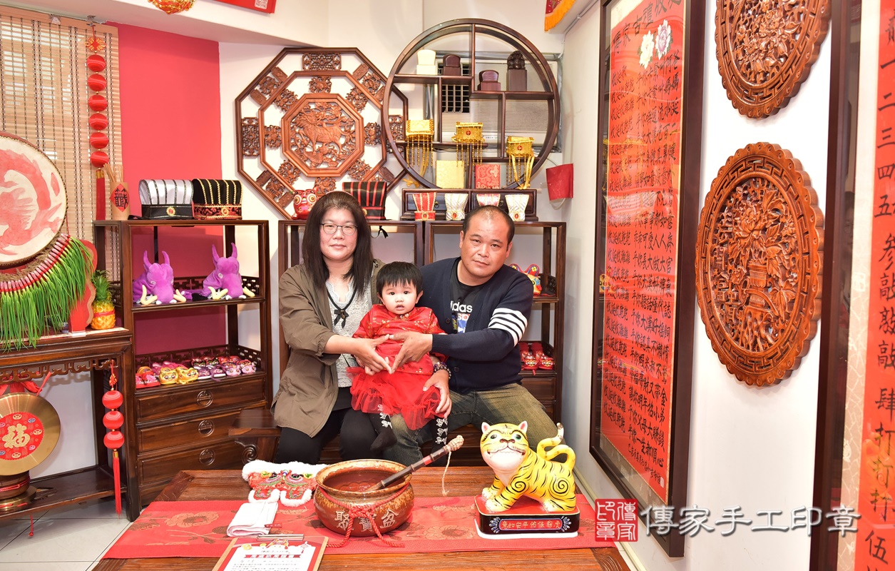 新竹市香山區羅寶寶古禮抓周祝福活動。2021.03.09 照片2
