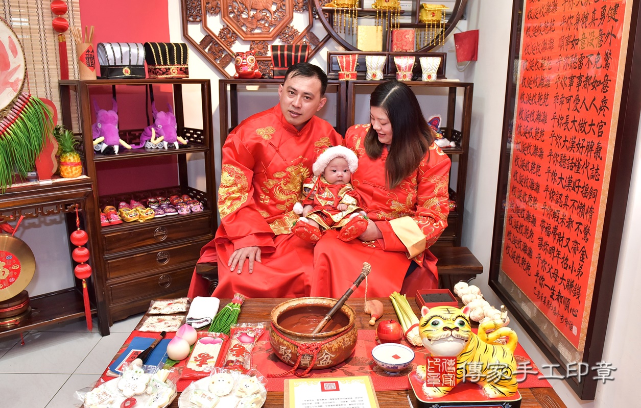新竹市香山區魏寶寶古禮收涎祝福活動。2021.03.19 照片5