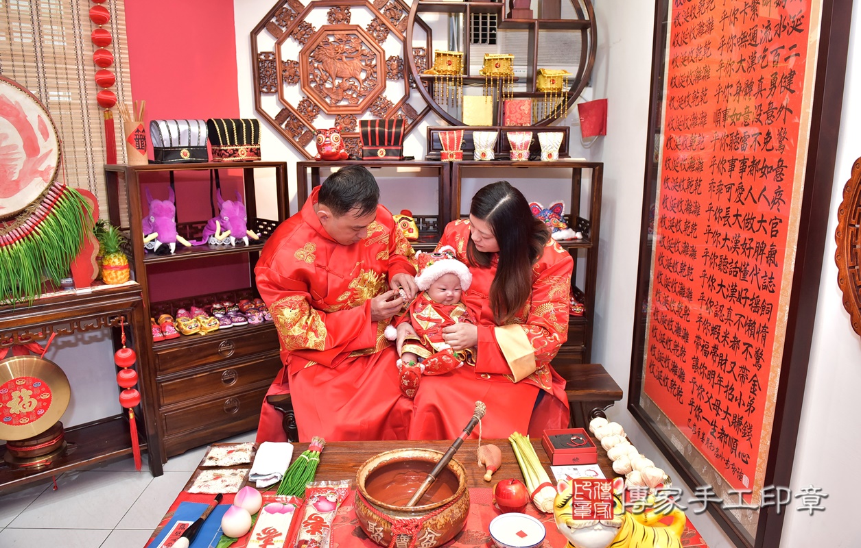 新竹市香山區魏寶寶古禮收涎祝福活動。2021.03.19 照片8