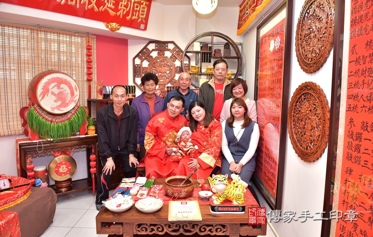 新竹市香山區魏寶寶古禮收涎祝福活動。2021.03.19 照片17