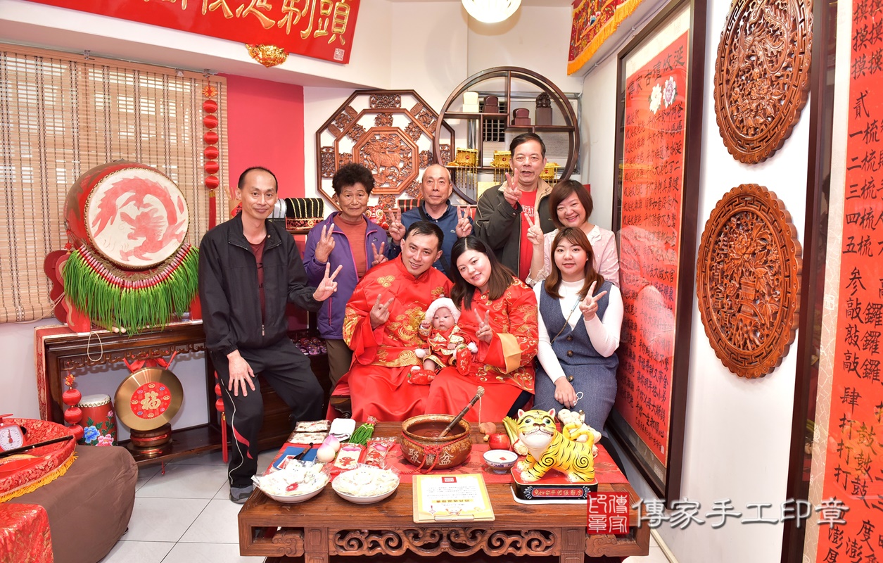 新竹市香山區魏寶寶古禮收涎祝福活動。2021.03.19 照片19