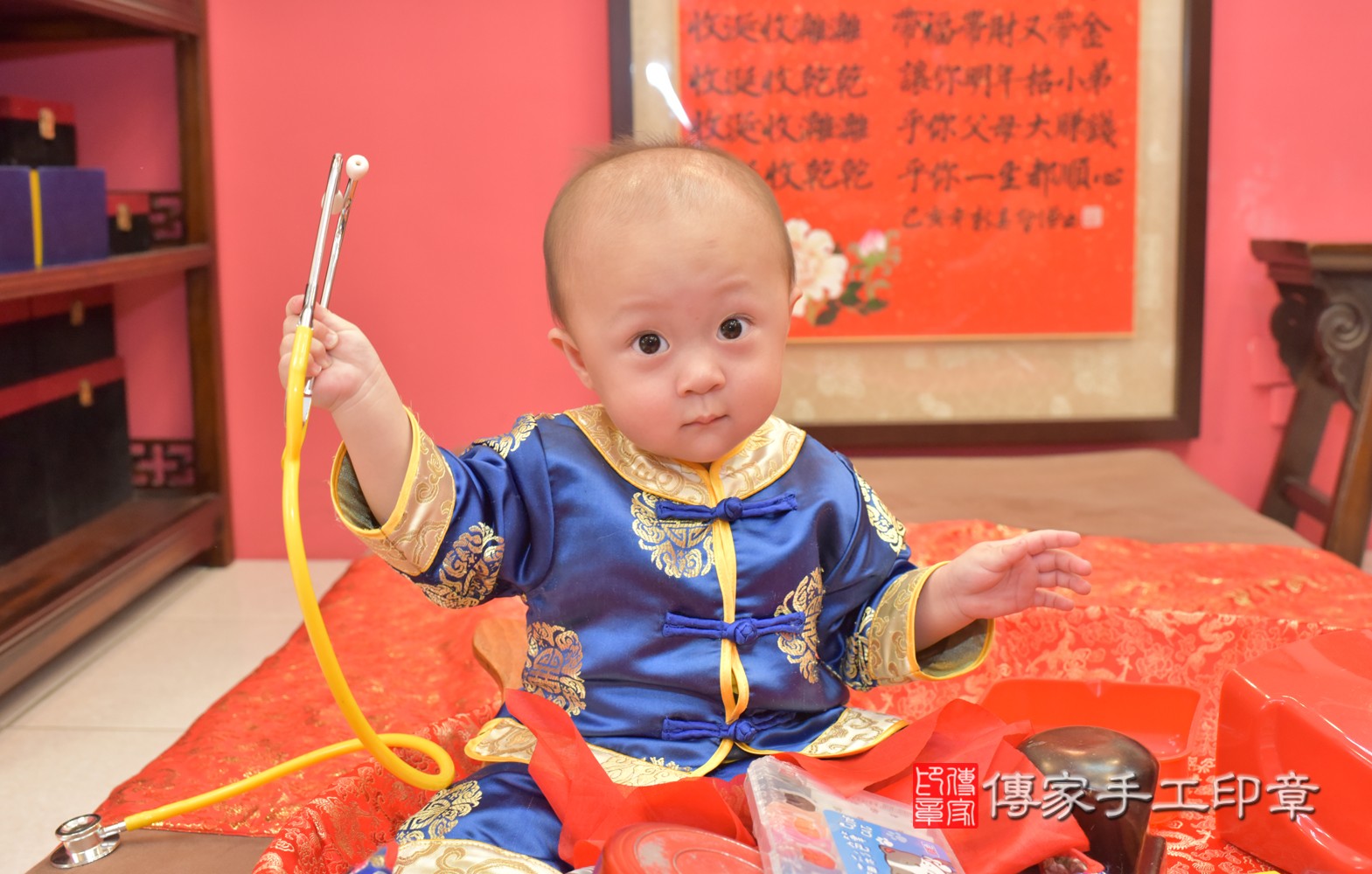 北區彭寶寶古禮抓周：周歲抓周活動和儀式，一切圓滿。照片6