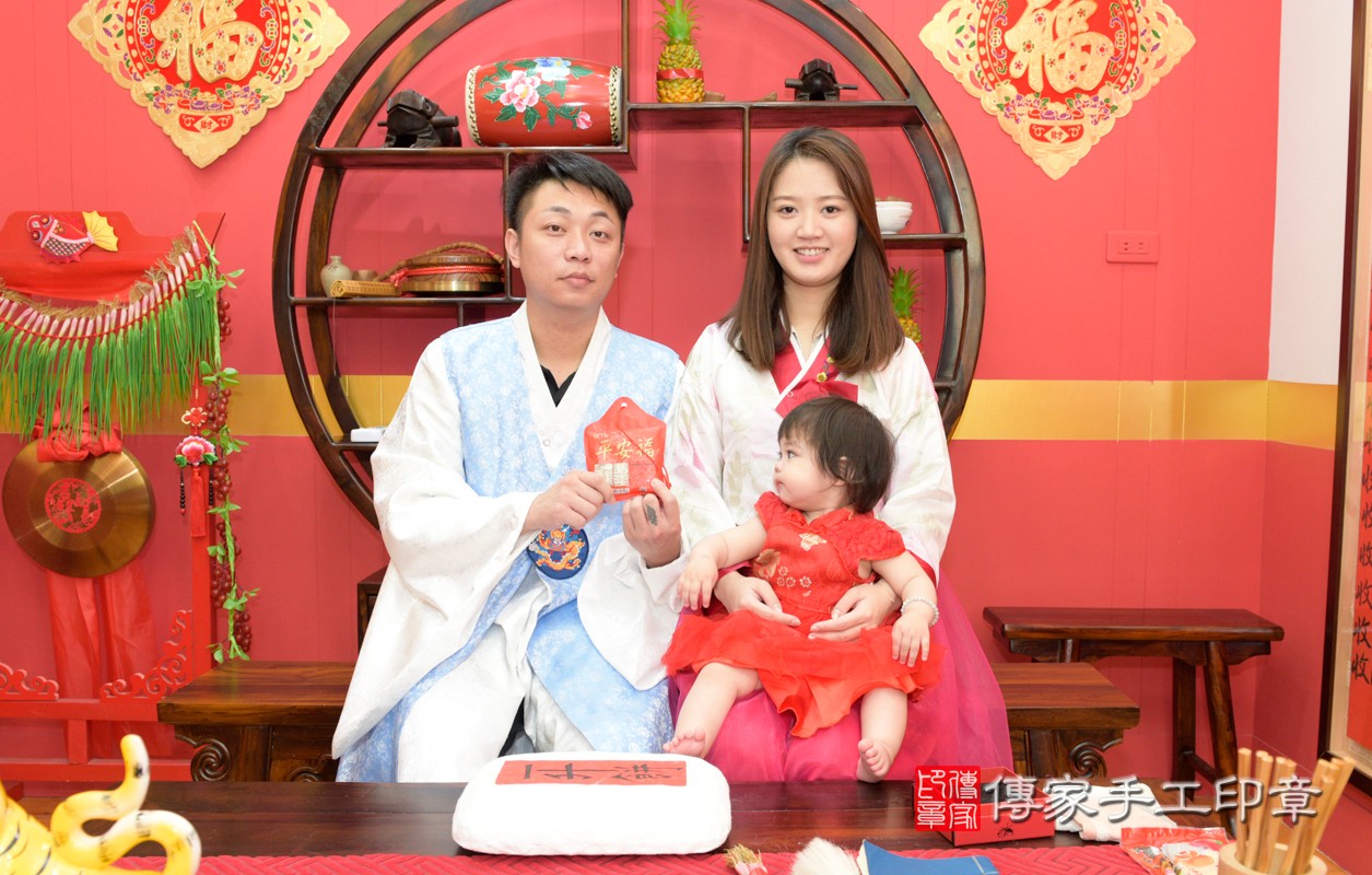 抓周儀式八德區曾寶寶【吃米飯】