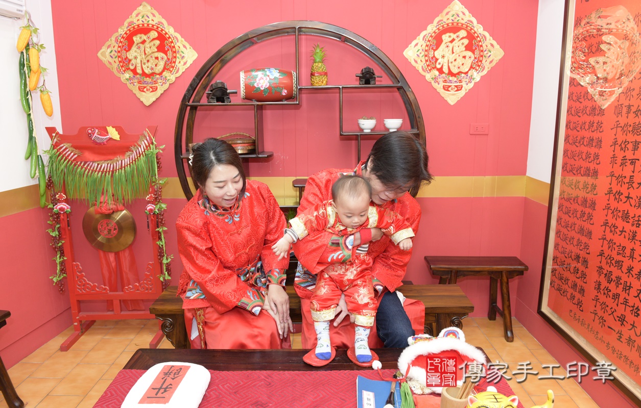 桃園市八德區賴寶寶古禮抓周祝福活動。2021.03.21 照片12