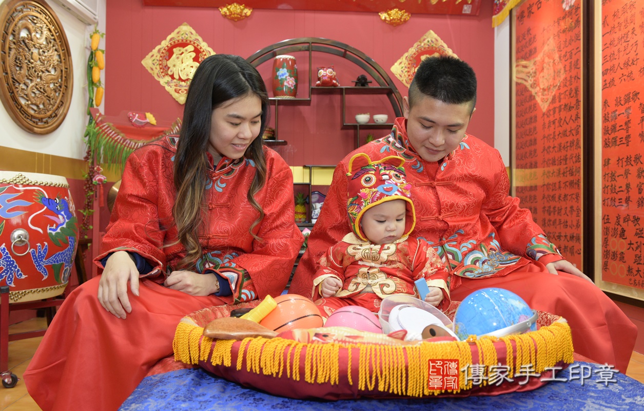 桃園市八德區童寶寶古禮抓周祝福活動。2021.01.07 照片37