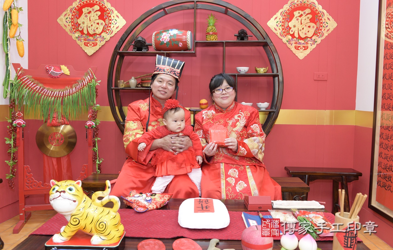 桃園市八德區張寶寶古禮抓周祝福活動。2021.02.21 照片13