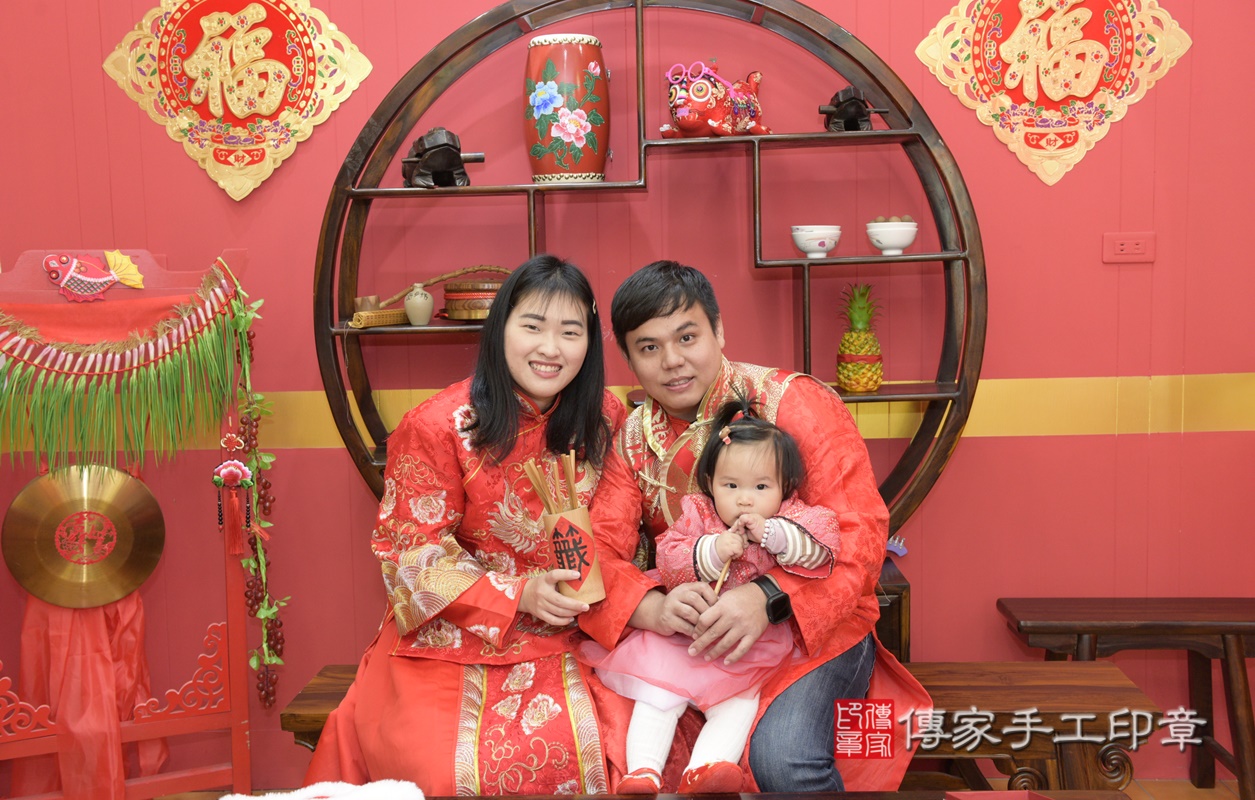 桃園市八德區張寶寶古禮抓周祝福活動。2021.01.17 照片22