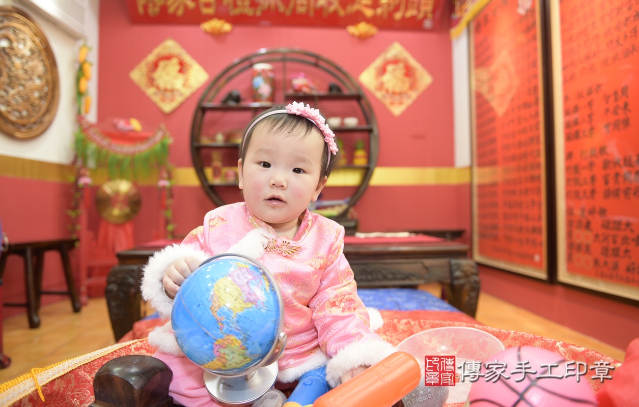 桃園市八德區施寶寶古禮抓周祝福活動。2021.01.14 照片1