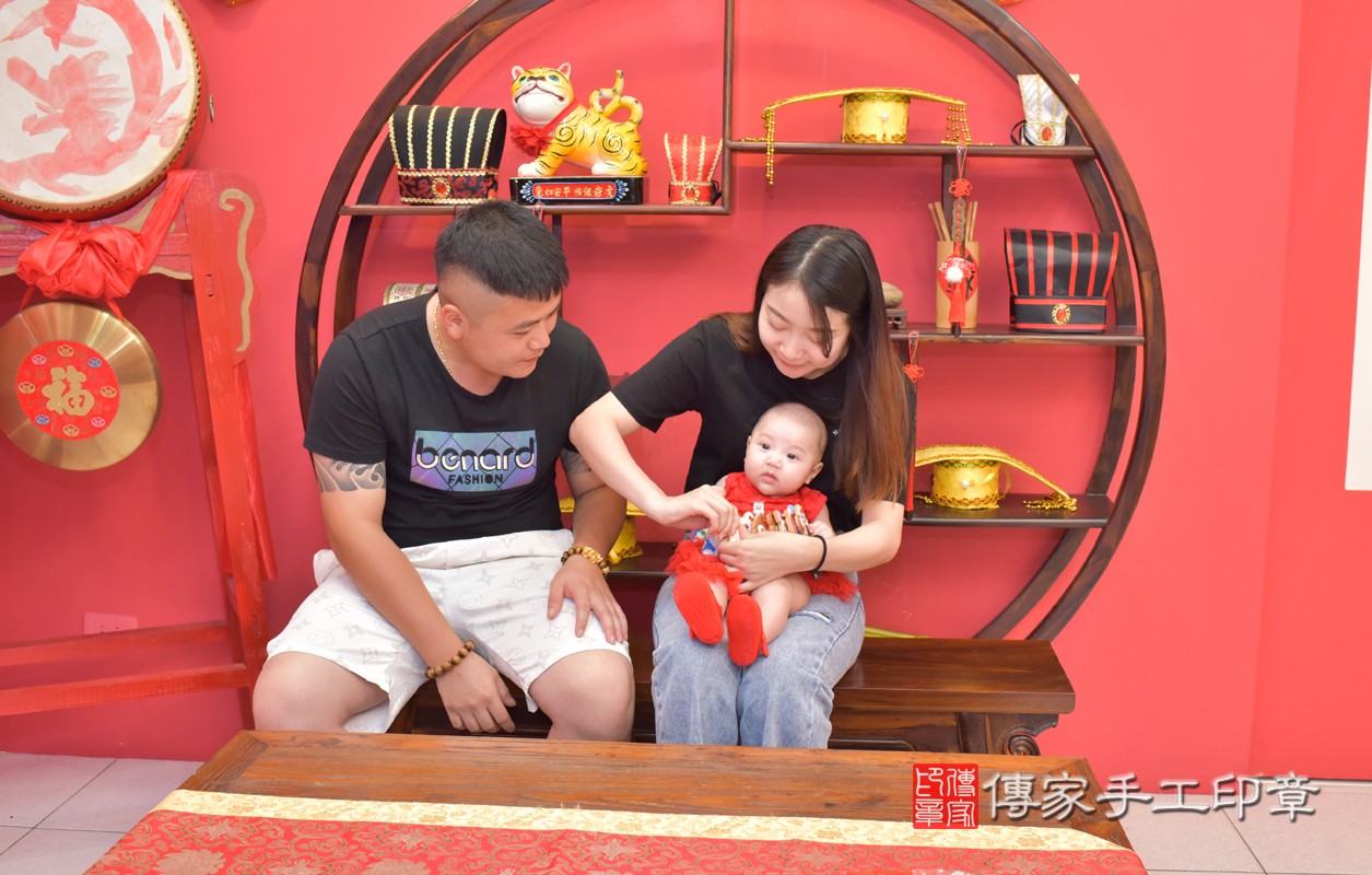 台中北區賴寶寶四個月收涎古禮