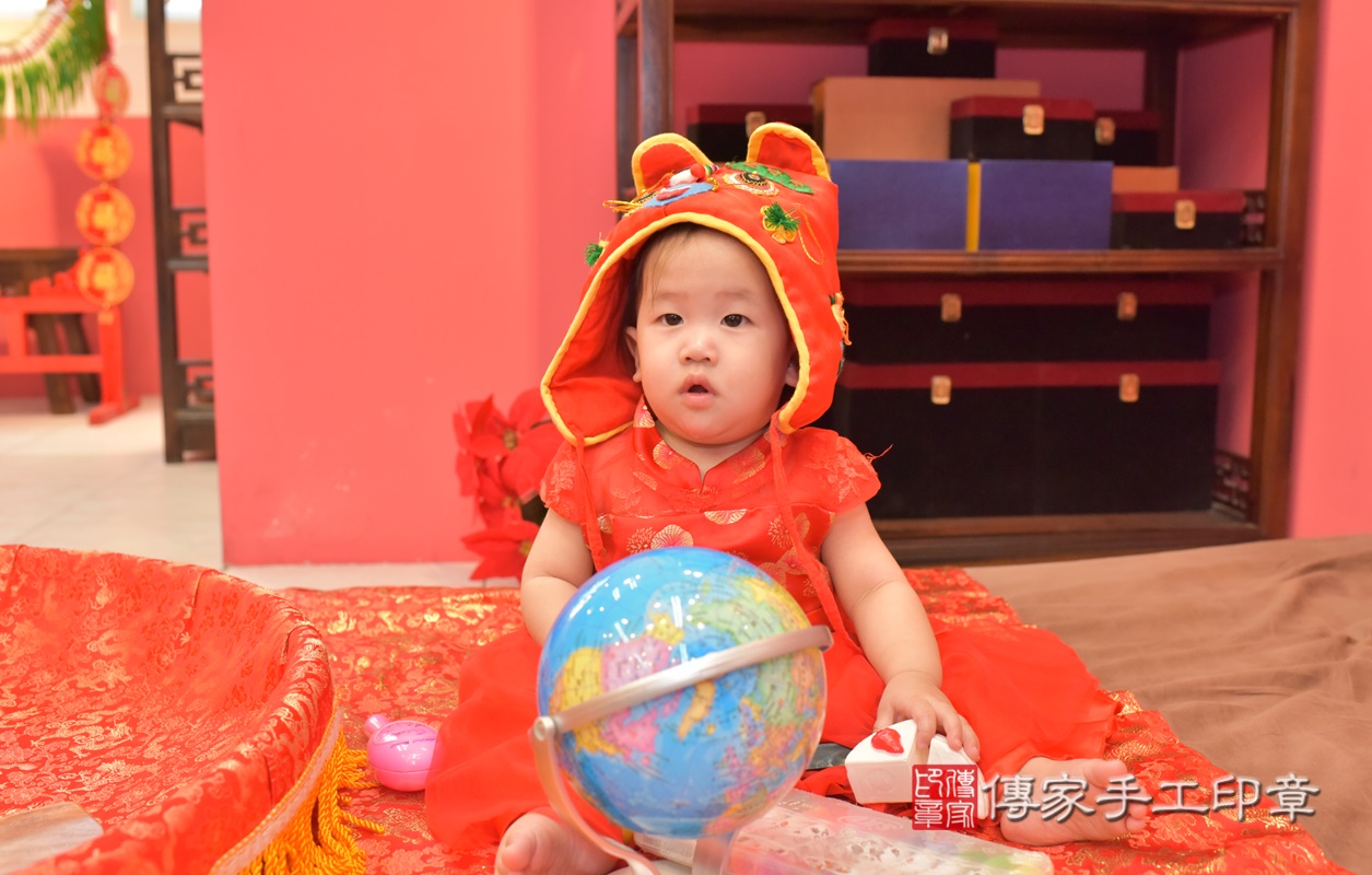台中市北區陳寶寶古禮抓周祝福活動。2021.04.10 照片2