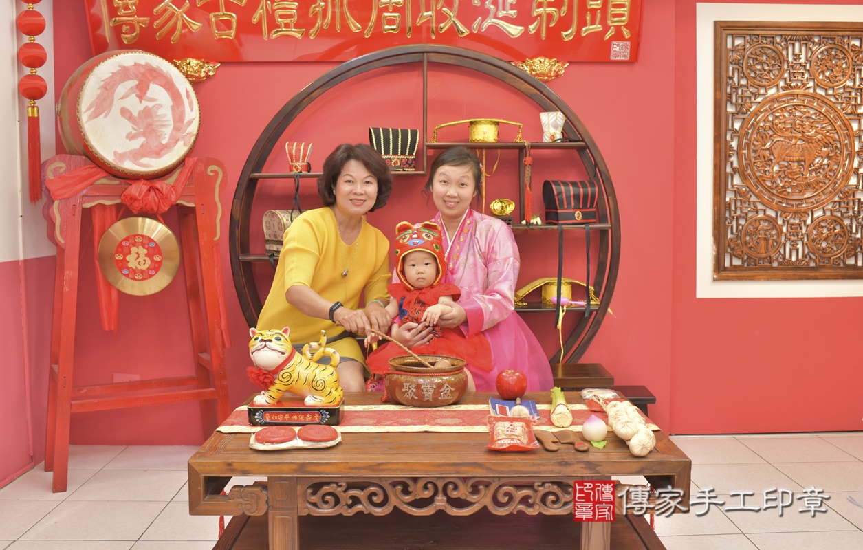 台中市北區葉寶寶古禮抓周祝福活動。2021.04.10 照片10