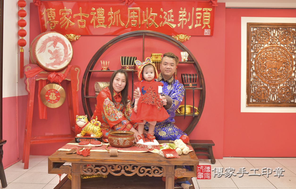 台中市北區黃寶寶古禮抓周祝福活動。2021.04.04 照片17