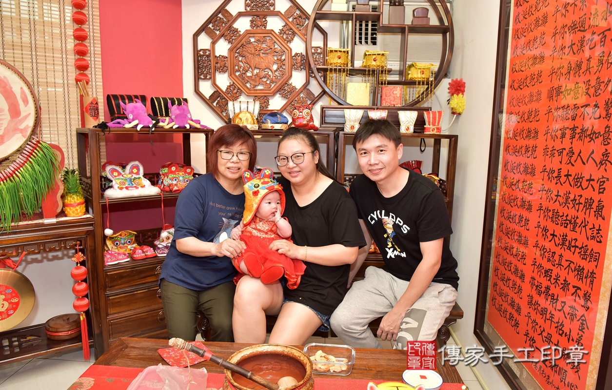 新竹市香山區林寶寶古禮收涎祝福活動。2021.04.24 照片33