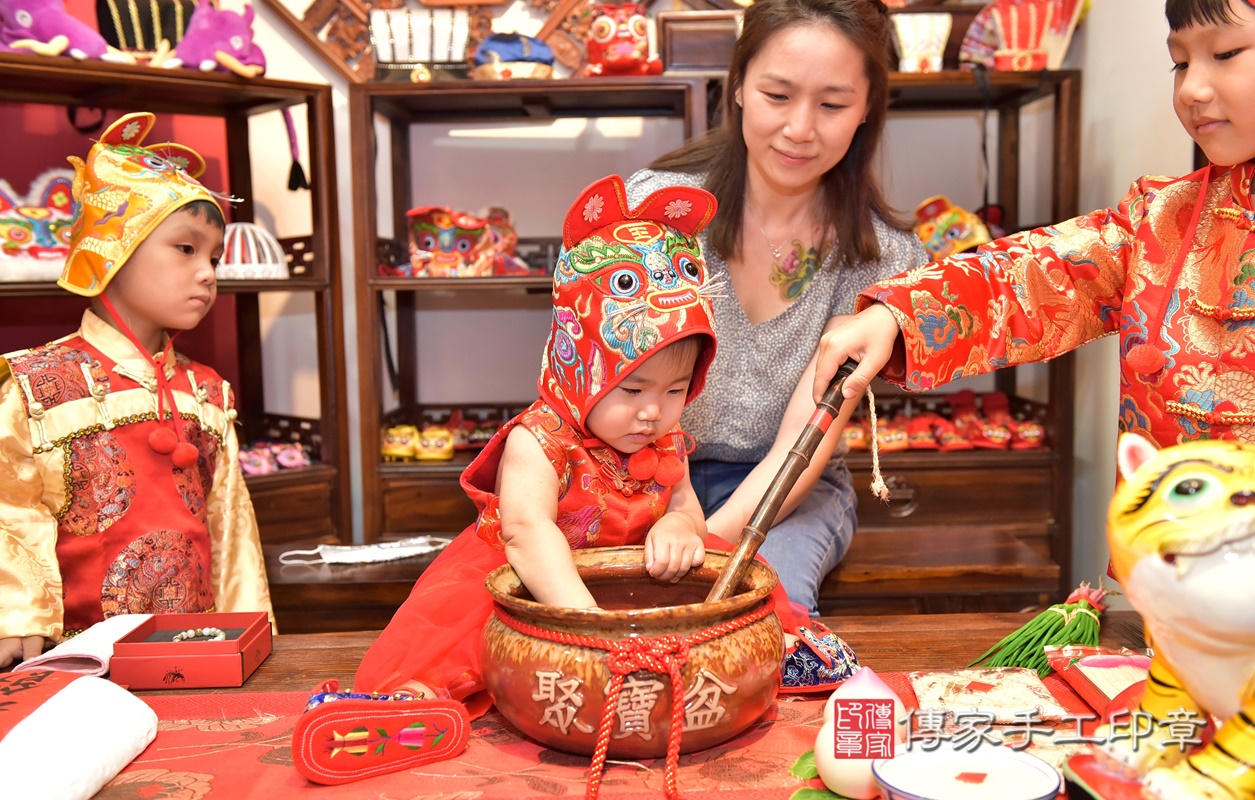 新竹市香山區莊寶寶古禮抓周祝福活動。2021.05.15 照片12