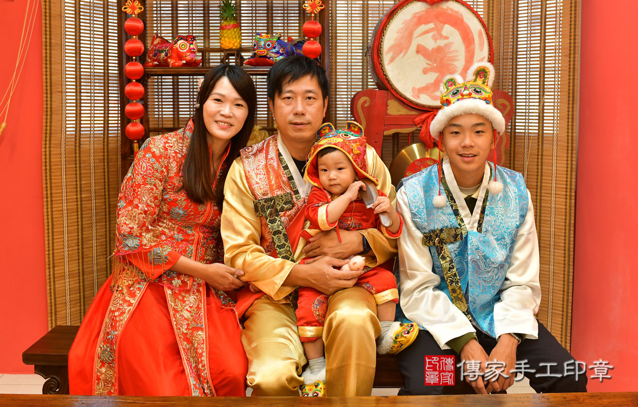 鳳山區嚴寶寶抓周儀式【梳頭歌】朗誦祝福