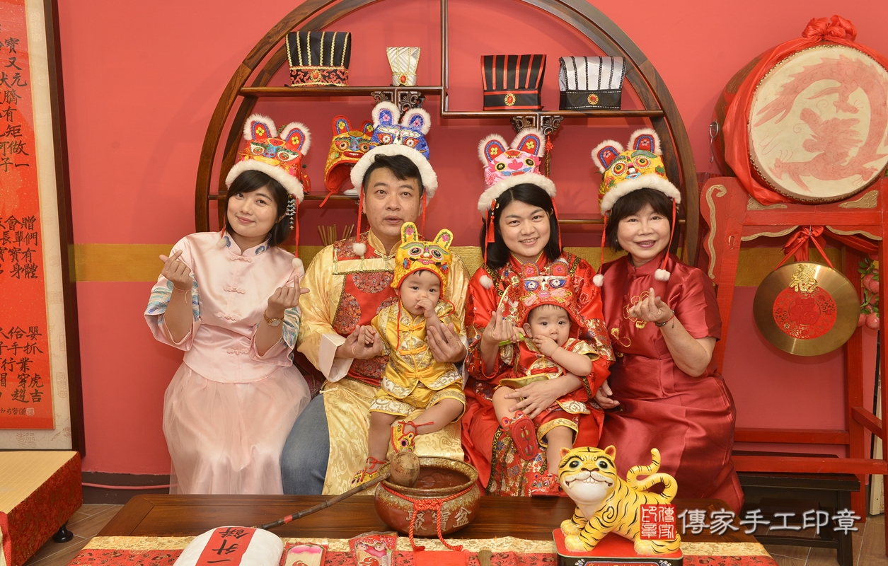 新北市永和區林寶寶(雙胞胎)古禮抓周祝福活動。2021.10.02 照片25