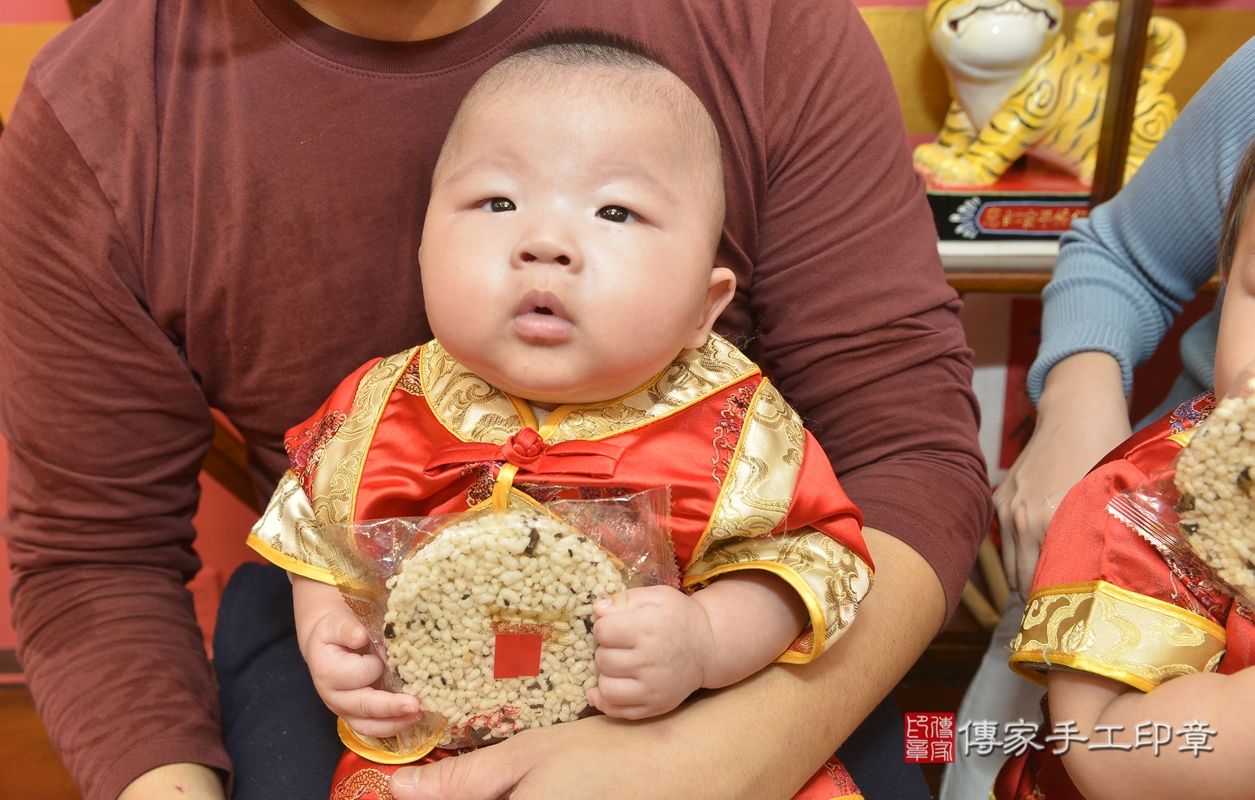 新北市永和區羅寶寶古禮收涎祝福活動。2021.10.31 照片11