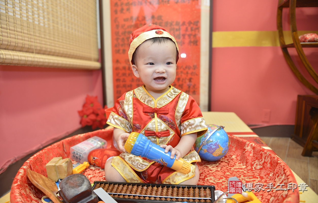 新北市永和區駱寶寶古禮抓周祝福活動。2021.12.26 照片30