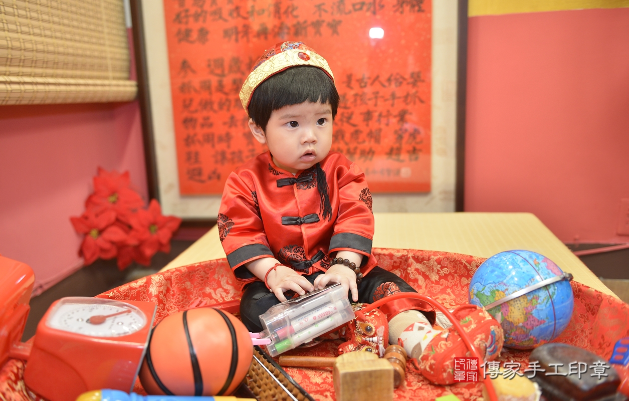 新北市永和區陳寶寶古禮抓周祝福活動。2021.12.27 照片5
