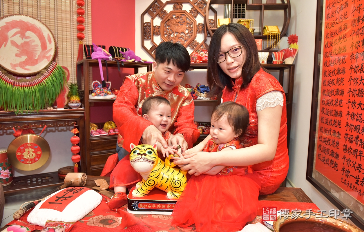 新竹市香山區張寶寶(姊妹)古禮抓周祝福活動。2021.08.07 照片25