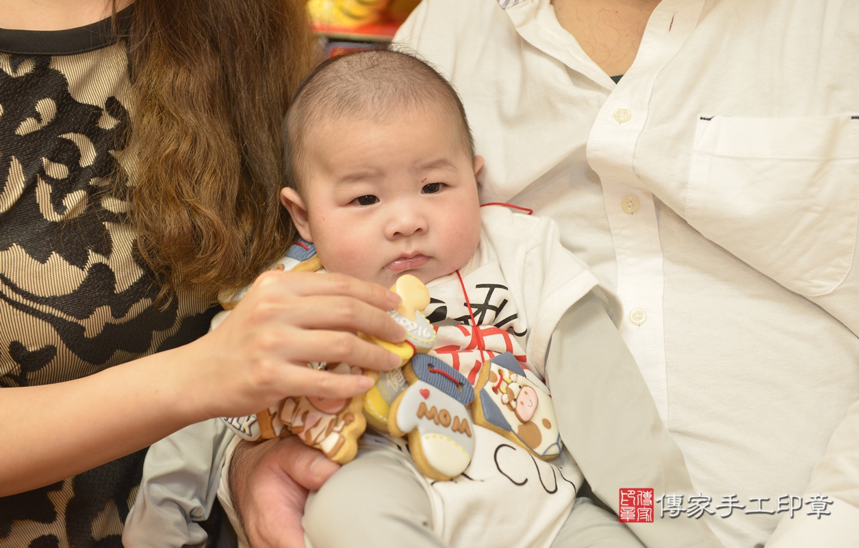 新北市永和區賴寶寶古禮收涎祝福活動。202.01.17 照片13