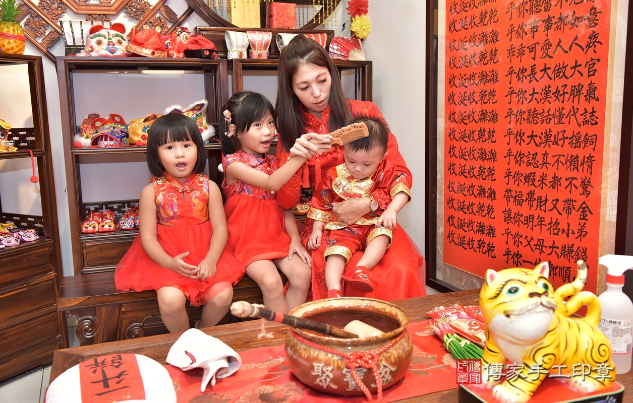 新竹市香山區陳寶寶古禮抓周祝福活動。2021.09.21 照片19