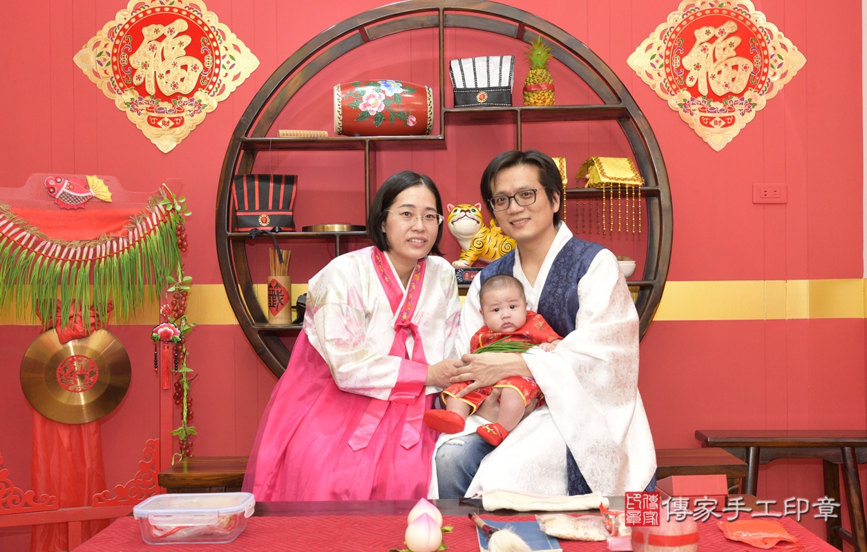 桃園市八德區李寶寶古禮收涎祝福活動。2021.12.10 照片14