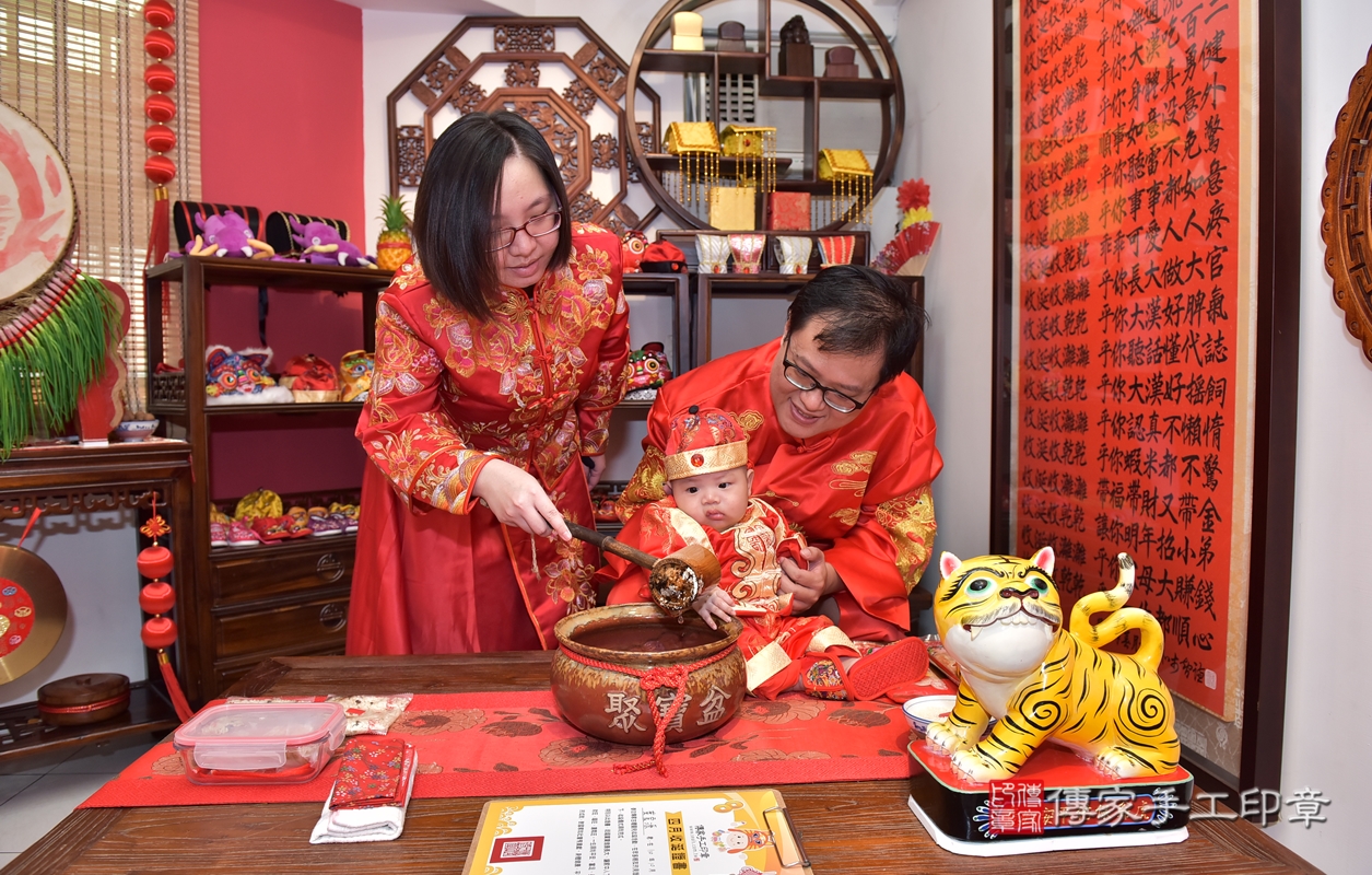 新竹市香山區葉寶寶古禮收涎祝福活動。2021.10.06 照片7