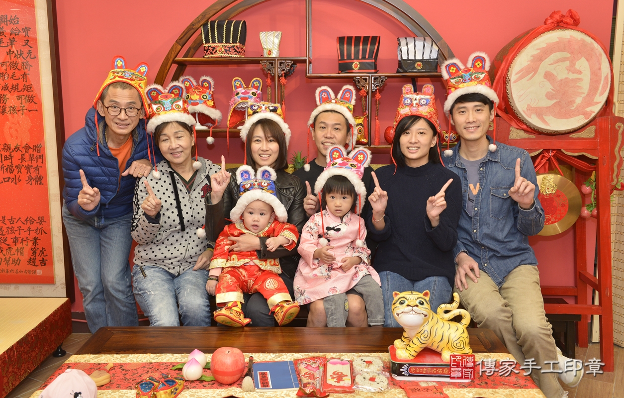 新北市永和區葉寶寶古禮抓周祝福活動。2022.01.08 照片15