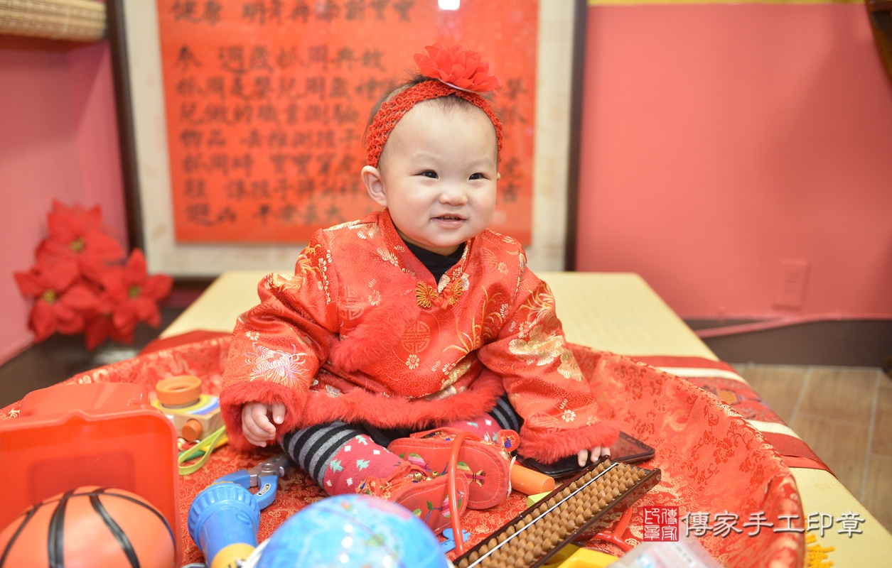 新北市永和區李寶寶古禮抓周祝福活動。2022.01.13 照片1